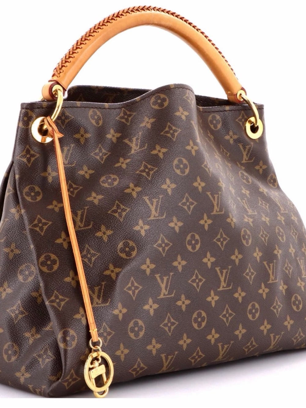 100% Authentic Louis Vuitton Artsy MM Monogram Canvas Shoulder Bag